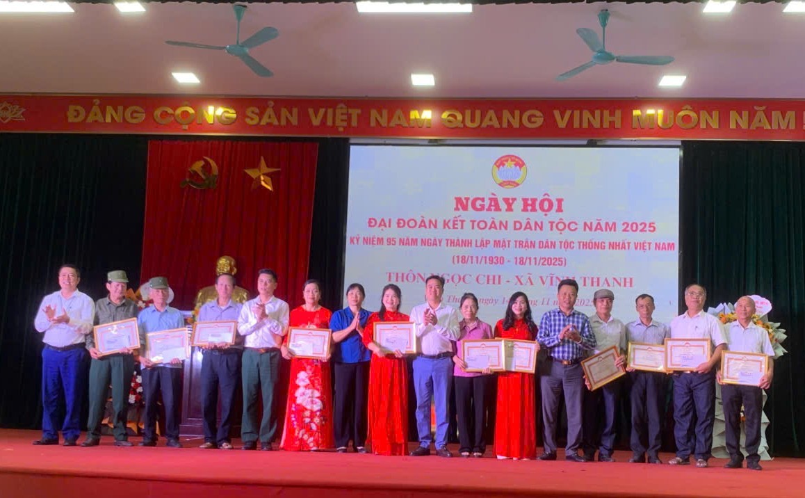Thôn Ngọc Chi tổ chức Ngày hội Đại đoàn kết toàn dân tộc năm 2025