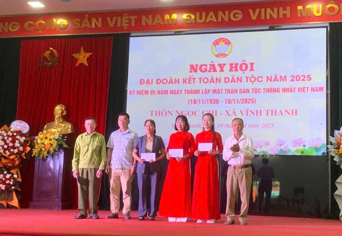 Thôn Ngọc Chi tổ chức Ngày hội Đại đoàn kết toàn dân tộc năm 2025