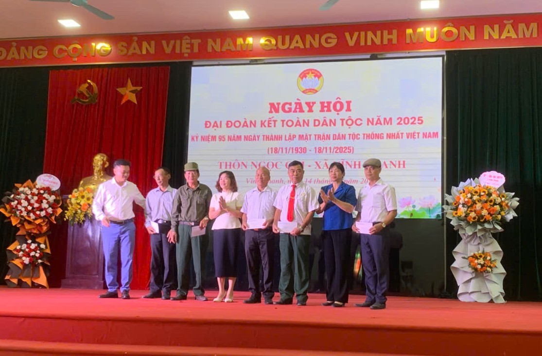Thôn Ngọc Chi tổ chức Ngày hội Đại đoàn kết toàn dân tộc năm 2025