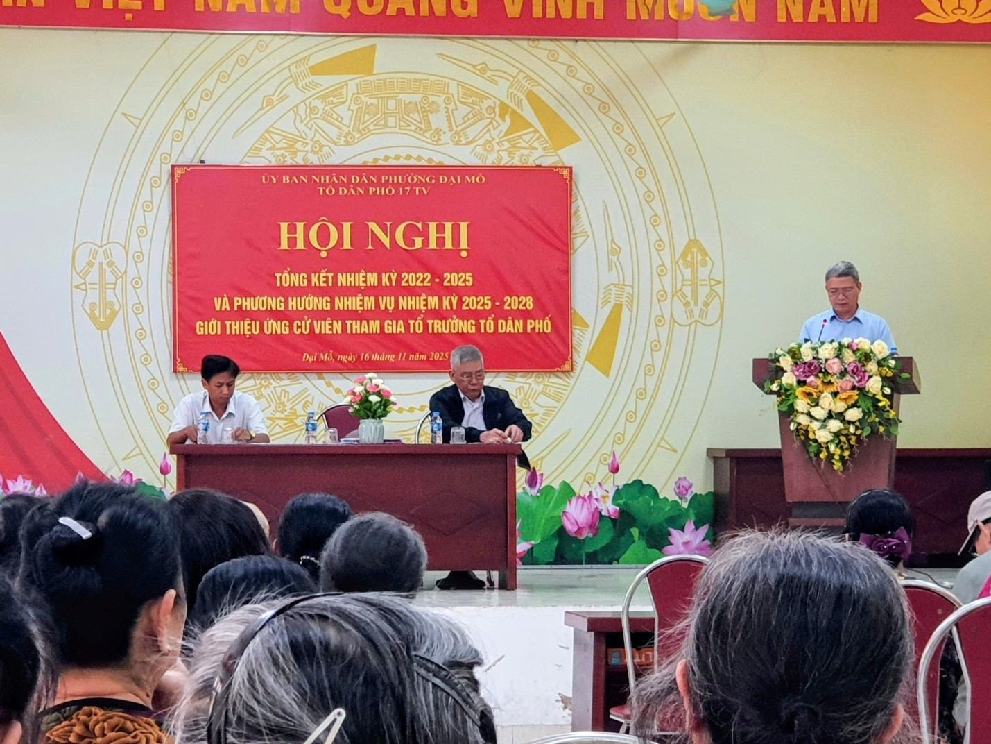 Tổ dân phố 17 (phường Đại Mỗ) tích cực triển khai Kế hoạch bầu cử Tổ trưởng tổ dân phố nhiệm kỳ 2025 – 2028