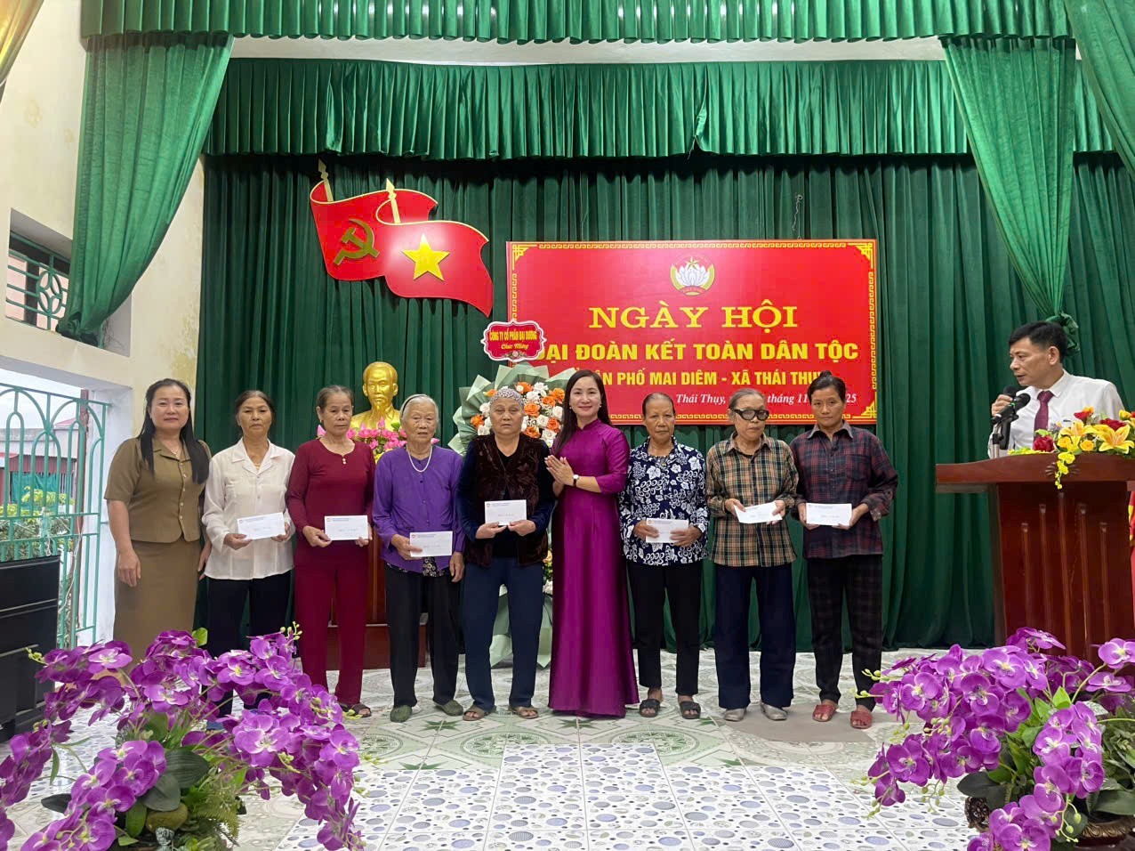 Tổ dân phố Mai Diêm (xã Thái Thụy) tổ chức Ngày hội Đại đoàn kết toàn dân tộc