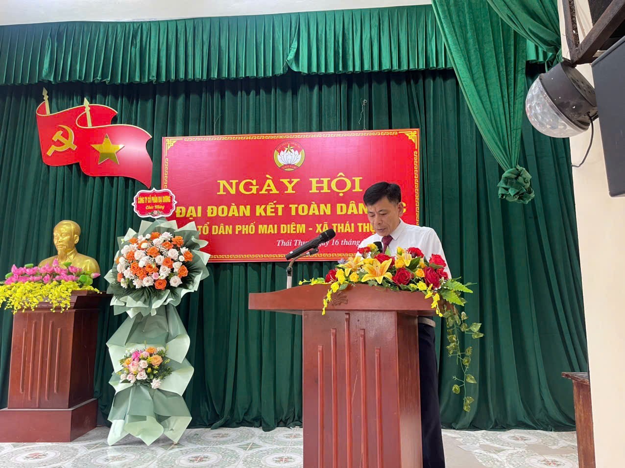 Tổ dân phố Mai Diêm (xã Thái Thụy) tổ chức Ngày hội Đại đoàn kết toàn dân tộc