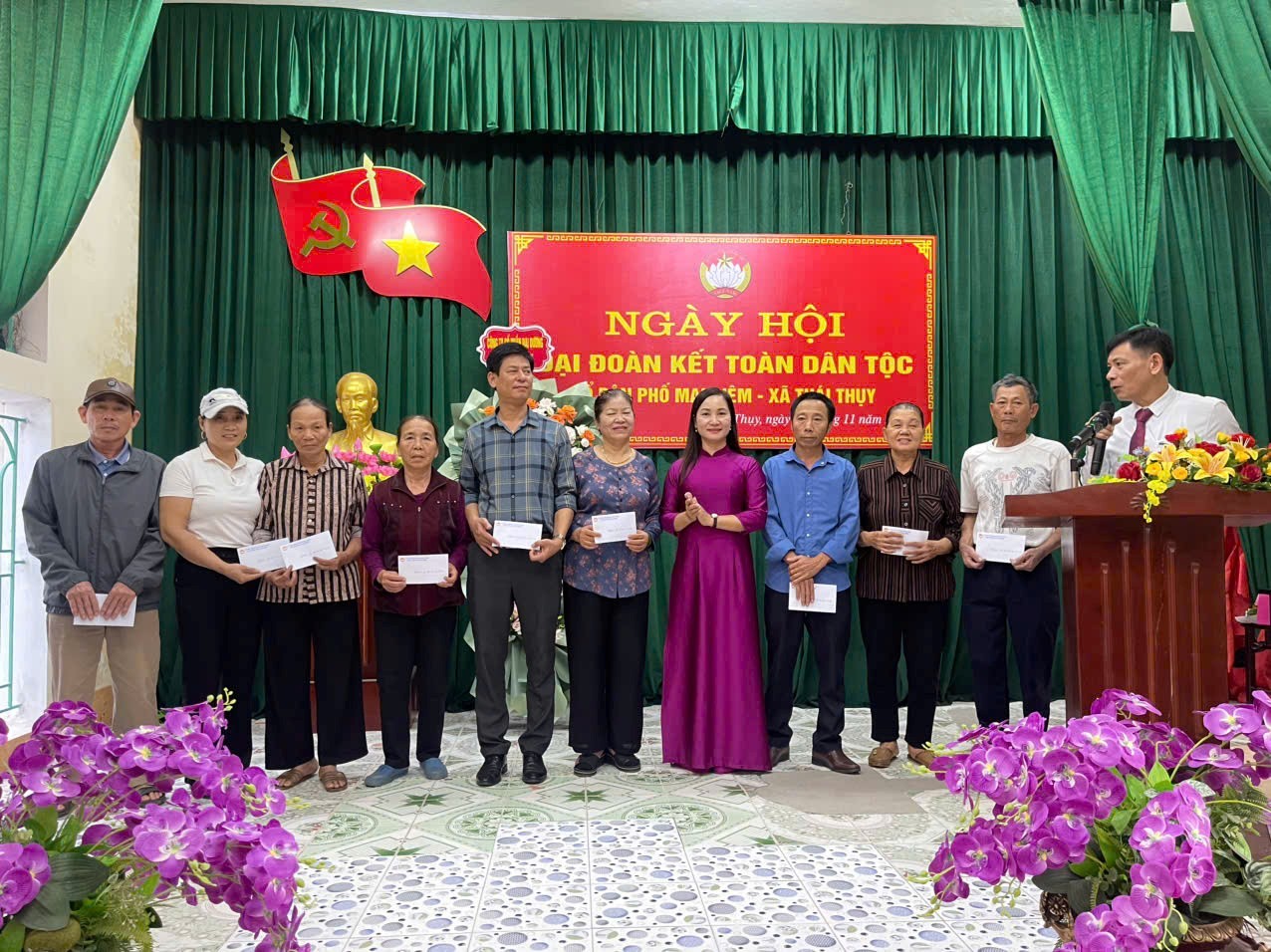 Tổ dân phố Mai Diêm (xã Thái Thụy) tổ chức Ngày hội Đại đoàn kết toàn dân tộc