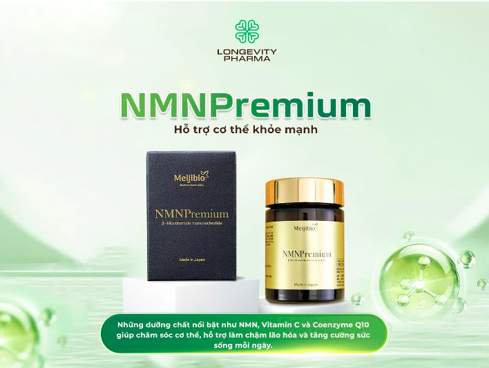 NMNPremium - Hỗ trợ chống oxy hóa, nâng cao sức đề kháng & chăm sóc sức khỏe chủ động NMNPremium - Hỗ trợ chống oxy hóa, nâng cao sức đề kháng & chăm sóc sức khỏe chủ động