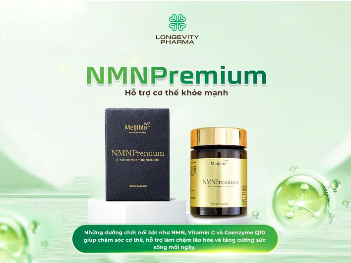 NMNPremium - Hỗ trợ chống oxy hóa, nâng cao sức đề kháng & chăm sóc sức khỏe chủ động
