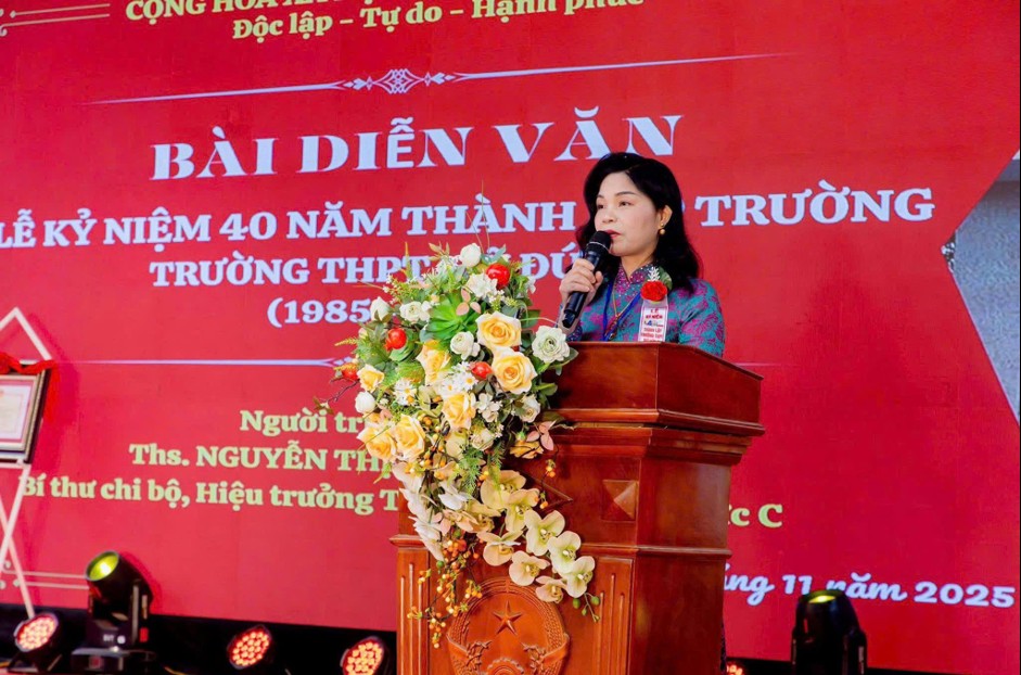 Trường THPT Mỹ Đức C: 40 năm xây dựng, phát triển và lan toả giá trị tri thức