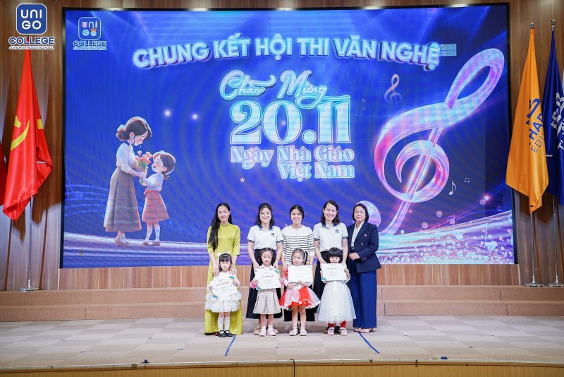 Rực rỡ sắc màu tri ân: Chung kết Hội thi Văn nghệ chào mừng Ngày nhà giáo Việt Nam tại Trường UNIGO