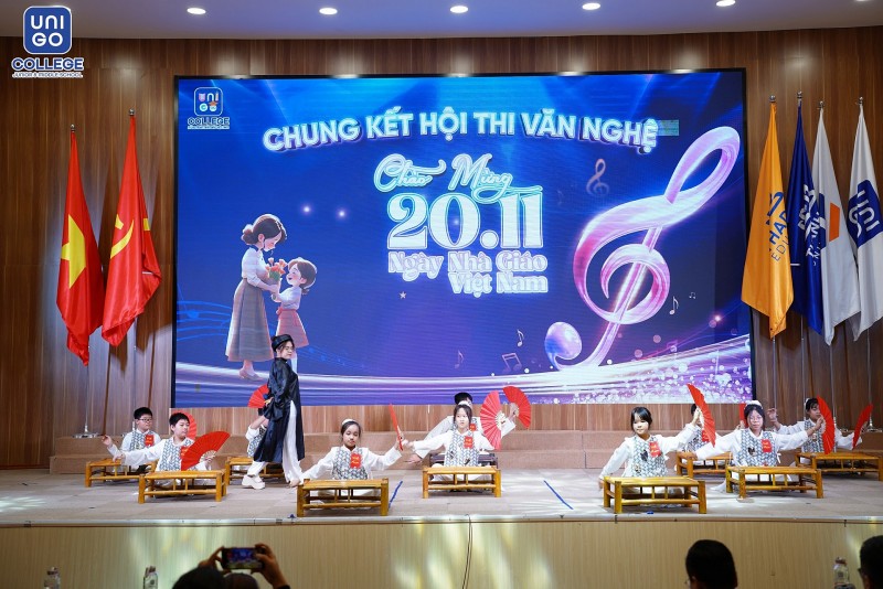 Rực rỡ sắc màu tri ân: Chung kết Hội thi Văn nghệ chào mừng Ngày nhà giáo Việt Nam tại Trường UNIGO