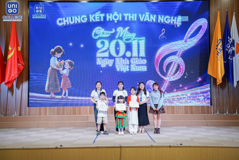 Rực rỡ sắc màu tri ân: Chung kết Hội thi Văn nghệ chào mừng Ngày nhà giáo Việt Nam tại Trường UNIGO