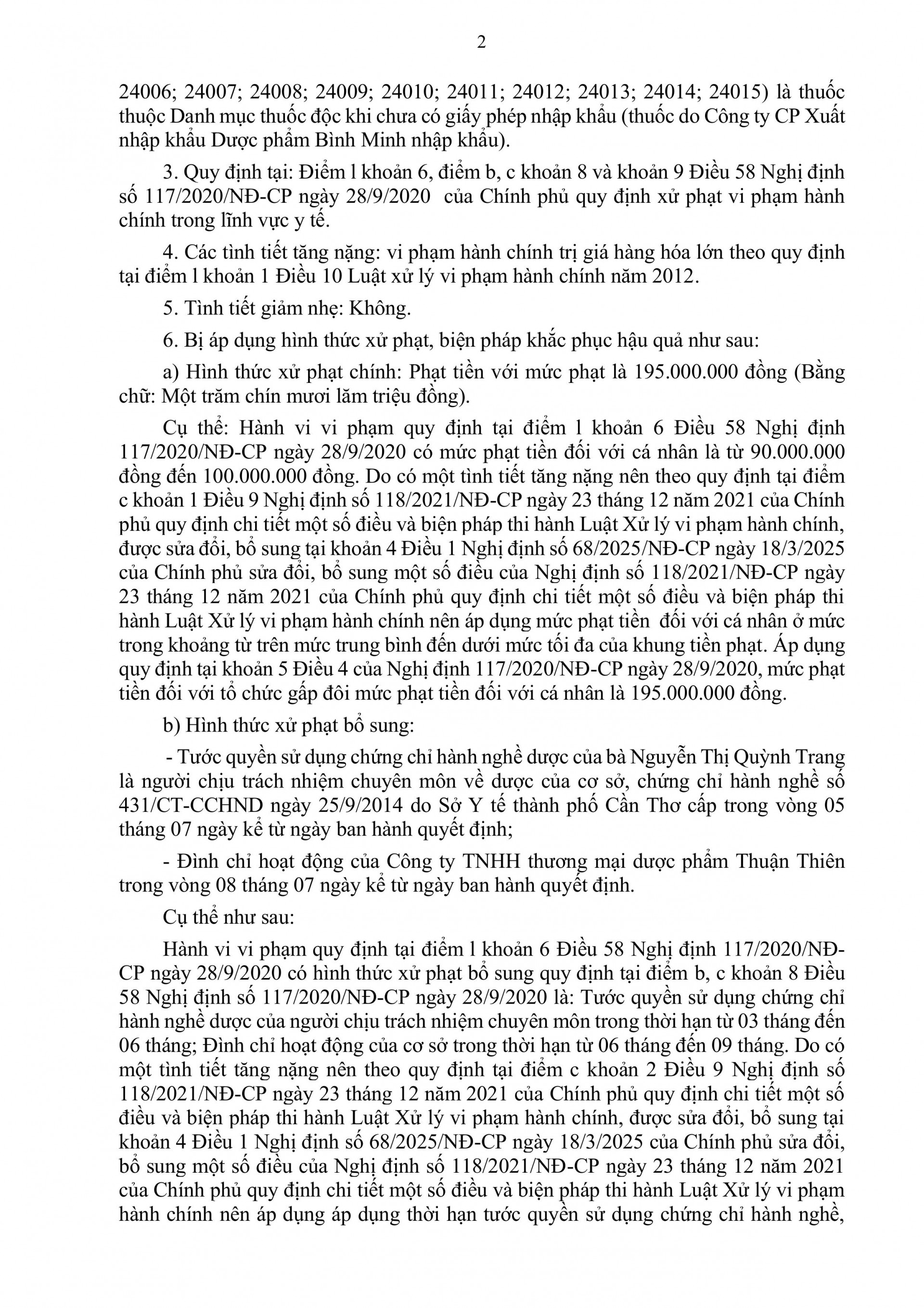 Hơn 43.000 hộp thuốc độc phải tiêu hủy: Vụ xử phạt Công ty Thuận Thiên nói lên điều gì?