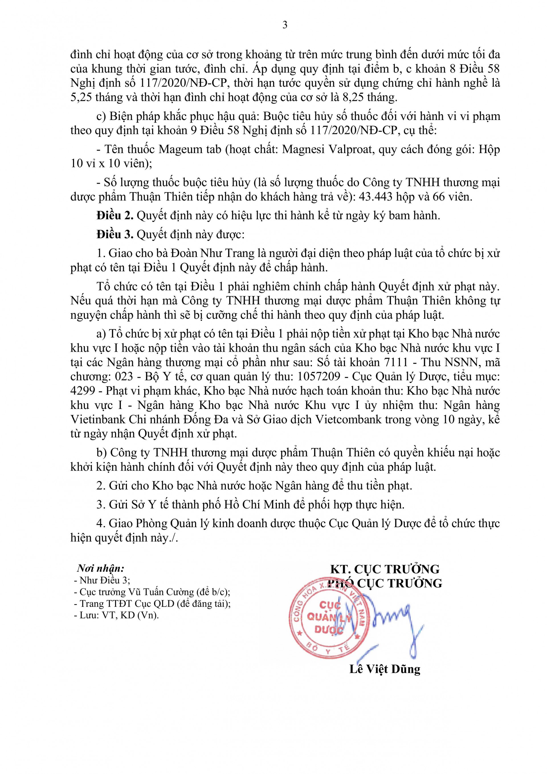 Hơn 43.000 hộp thuốc độc phải tiêu hủy: Vụ xử phạt Công ty Thuận Thiên nói lên điều gì?