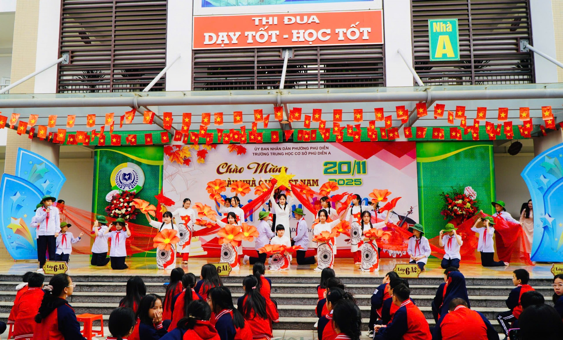 Hà Nội: “Giai điệu tri ân” – Dấu ấn đẹp trong Lễ kỷ niệm Ngày Nhà giáo Việt Nam tại THCS Phú Diễn A, Phú Diễn