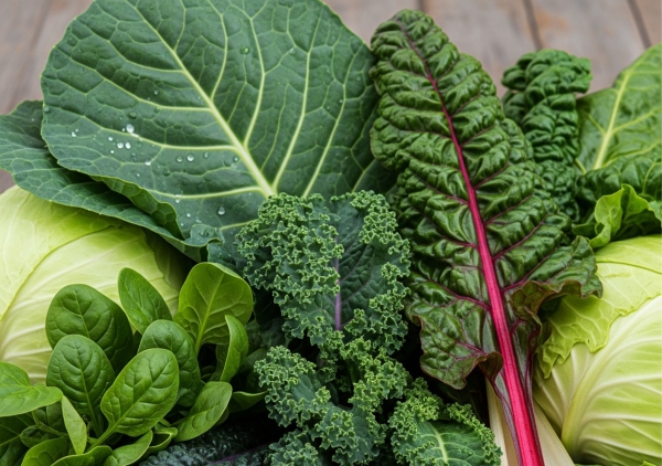 Rau lá xanh - "vua" bảo vệ tim mạch