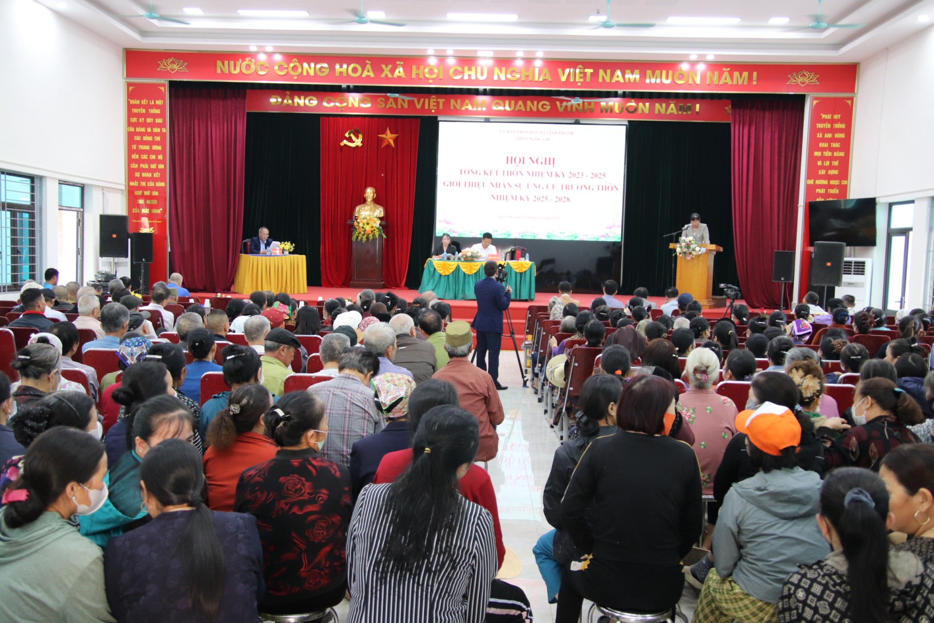 Thôn Ngọc Chi tổ chức Hội nghị tổng kết nhiệm kỳ 2023–2025 và giới thiệu nhân sự bầu Trưởng thôn nhiệm kỳ 2025–2028