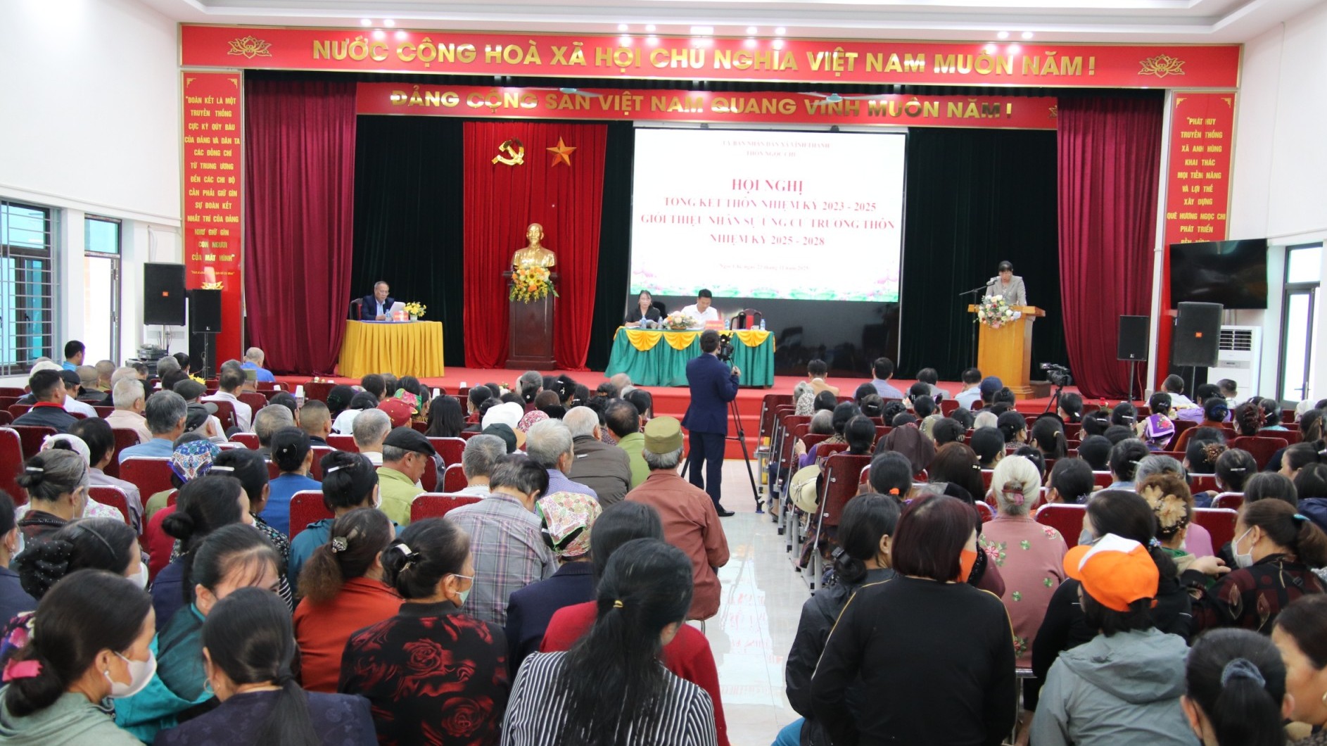 Thôn Ngọc Chi tổ chức Hội nghị tổng kết nhiệm kỳ 2023–2025 và giới thiệu nhân sự bầu Trưởng thôn nhiệm kỳ 2025–2028