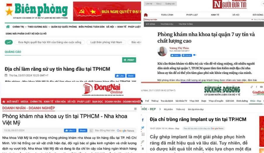 Nha khoa Việt Mỹ - Gần 2 thập kỷ đem đến dịch vụ bọc răng sứ thẩm mỹ chất lượng cao Nha khoa Việt Mỹ - Gần 2 thập kỷ đem đến dịch vụ bọc răng sứ thẩm mỹ chất lượng cao