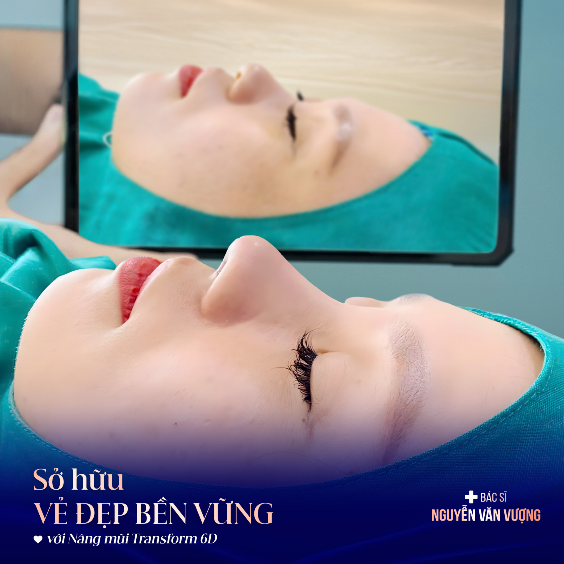 Nâng mũi không còn “đánh cược”: Công nghệ Transform 6D và kỹ thuật cá nhân hóa từ bác sĩ Nguyễn Văn Vượng