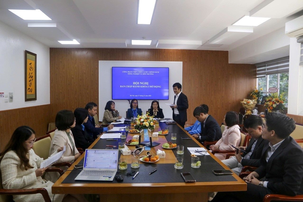 Công đoàn Viện Chiến lược, Chính sách nông nghiệp và môi trường: Đổi mới mạnh mẽ, hoạt động vững mạnh nhiệm kỳ 2025 – 2030 Công đoàn Viện Chiến lược, Chính sách nông nghiệp và môi trường: Đổi mới mạnh mẽ, hoạt động vững mạnh nhiệm kỳ 2025 – 2030