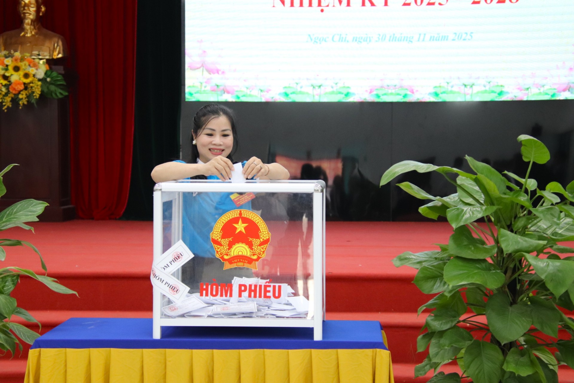 Thôn Ngọc Chi trang trọng tổ chức bầu cử Trưởng thôn nhiệm kỳ 2025 – 2028