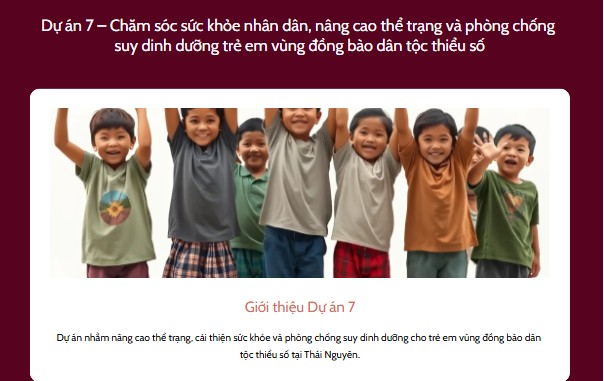 Dự án 7 - MTQG: Bước đột phá trong chăm sóc sức khỏe vùng đồng bào dân tộc thiểu số Thái Nguyên