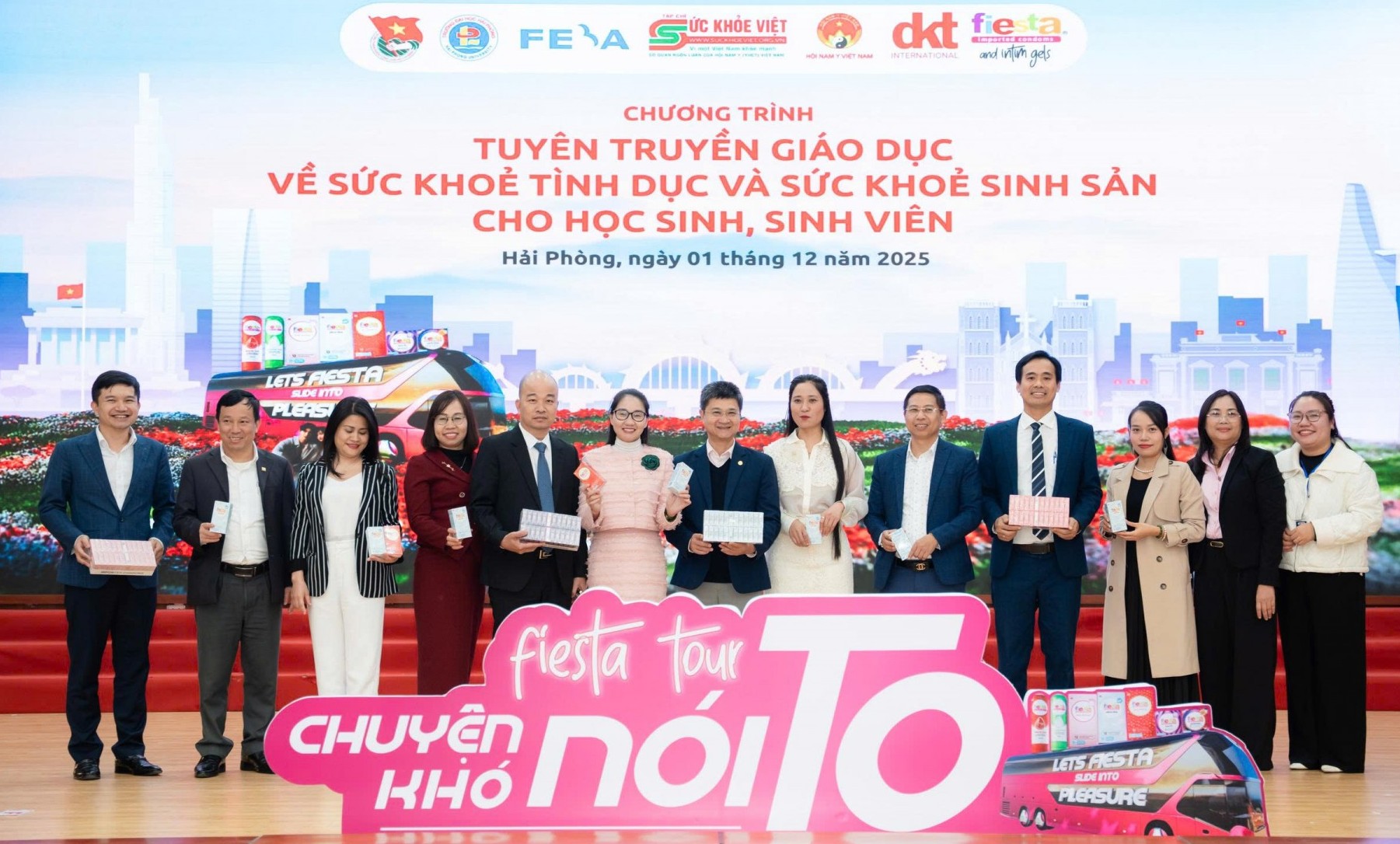 Sinh viên Đại học Hải Phòng bùng nổ năng lượng trong chương trình giáo dục sức khỏe tình dục – sinh sản 2025