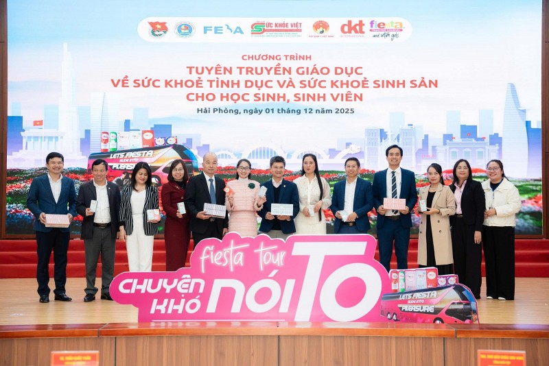 Sinh viên Đại học Hải Phòng bùng nổ năng lượng trong chương trình giáo dục sức khỏe tình dục – sinh sản 2025 Sinh viên Đại học Hải Phòng bùng nổ năng lượng trong chương trình giáo dục sức khỏe tình dục – sinh sản 2025