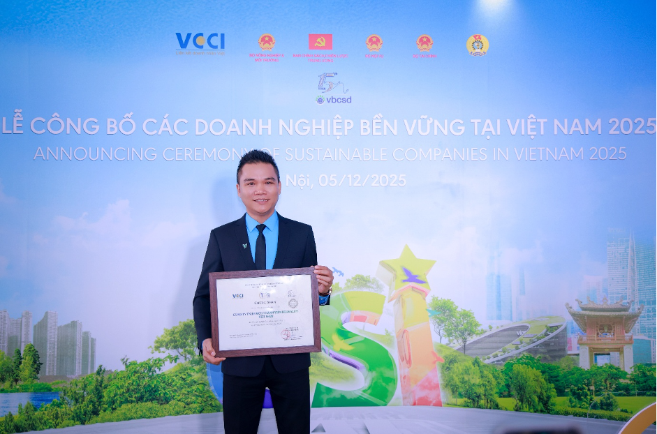 Top 100 Doanh Nghiệp Bền Vững Việt Nam 2025 gọi tên các doanh nghiệp thực hành tốt về môi trường, xã hội, và quản trị Top 100 Doanh Nghiệp Bền Vững Việt Nam 2025 gọi tên các doanh nghiệp thực hành tốt về môi trường, xã hội, và quản trị