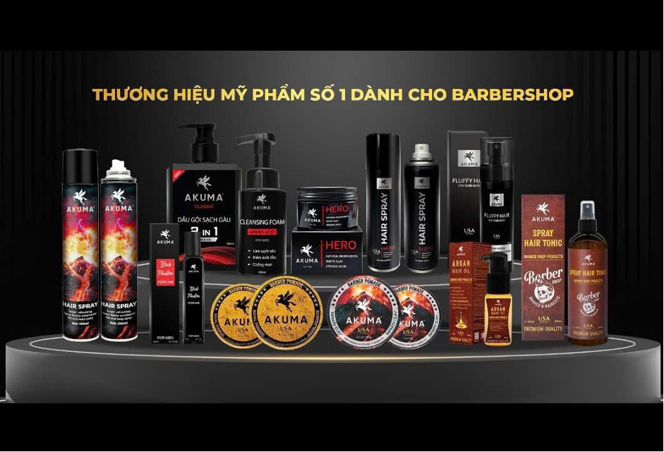 AKUMA - Thương hiệu Men-care Việt Nam đồng hành cùng cộng đồng barber