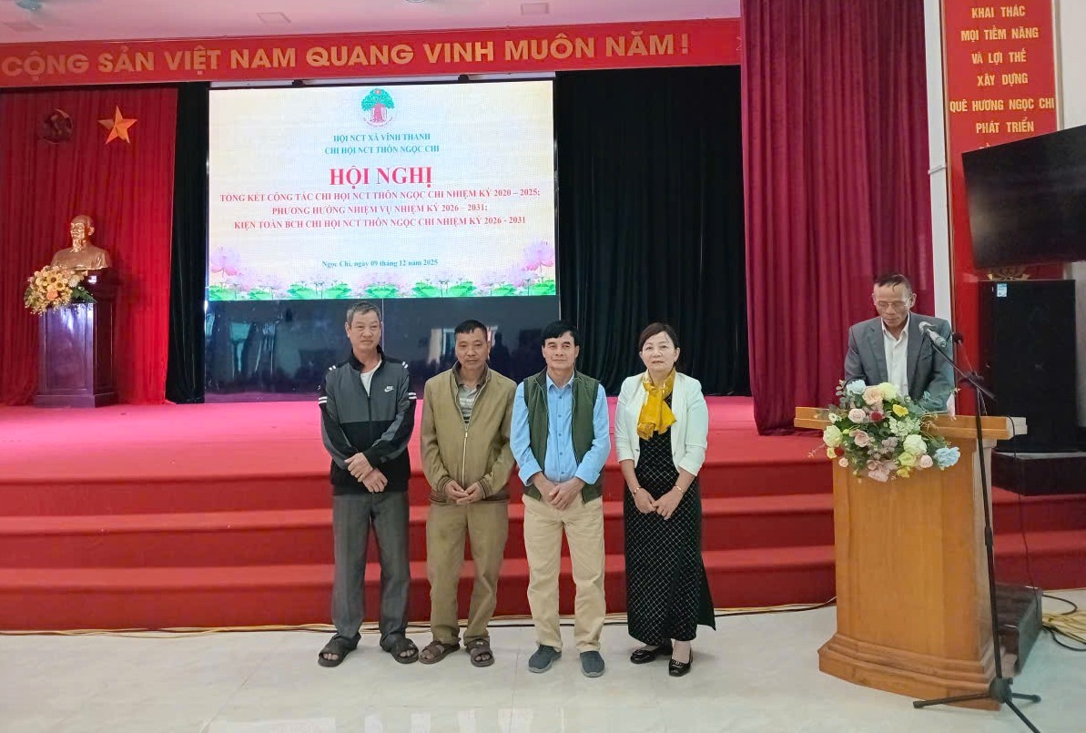 Thôn Ngọc Chi tổ chức hội nghị tổng kết công tác Chi hội Người cao tuổi nhiệm kỳ 2020 – 2025 và triển khai phương hướng nhiệm kỳ 2026 – 2031 Thôn Ngọc Chi tổ chức hội nghị tổng kết công tác Chi hội Người cao tuổi nhiệm kỳ 2020 – 2025 và triển khai phương hướng nhiệm kỳ 2026 – 2031