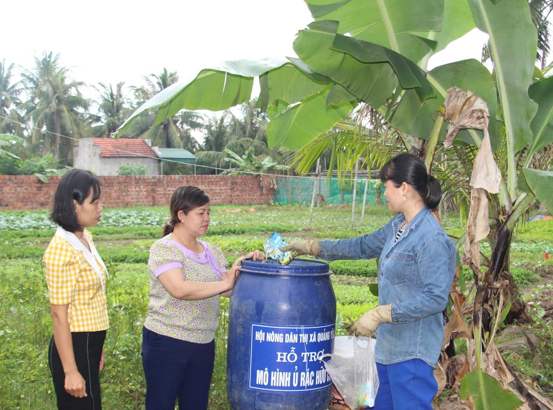 Ứng dụng công nghệ sinh học trong xử lý rác thải nông thôn Ứng dụng công nghệ sinh học trong xử lý rác thải nông thôn