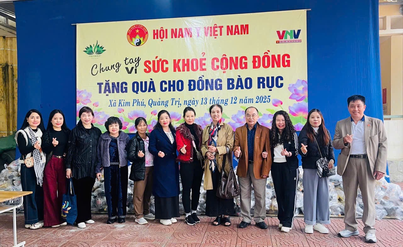 Hội Nam Y Việt Nam và hành trình lan tỏa yêu thương đến 280 hộ đồng bào Rục ở Kim Phú (Quảng Trị)