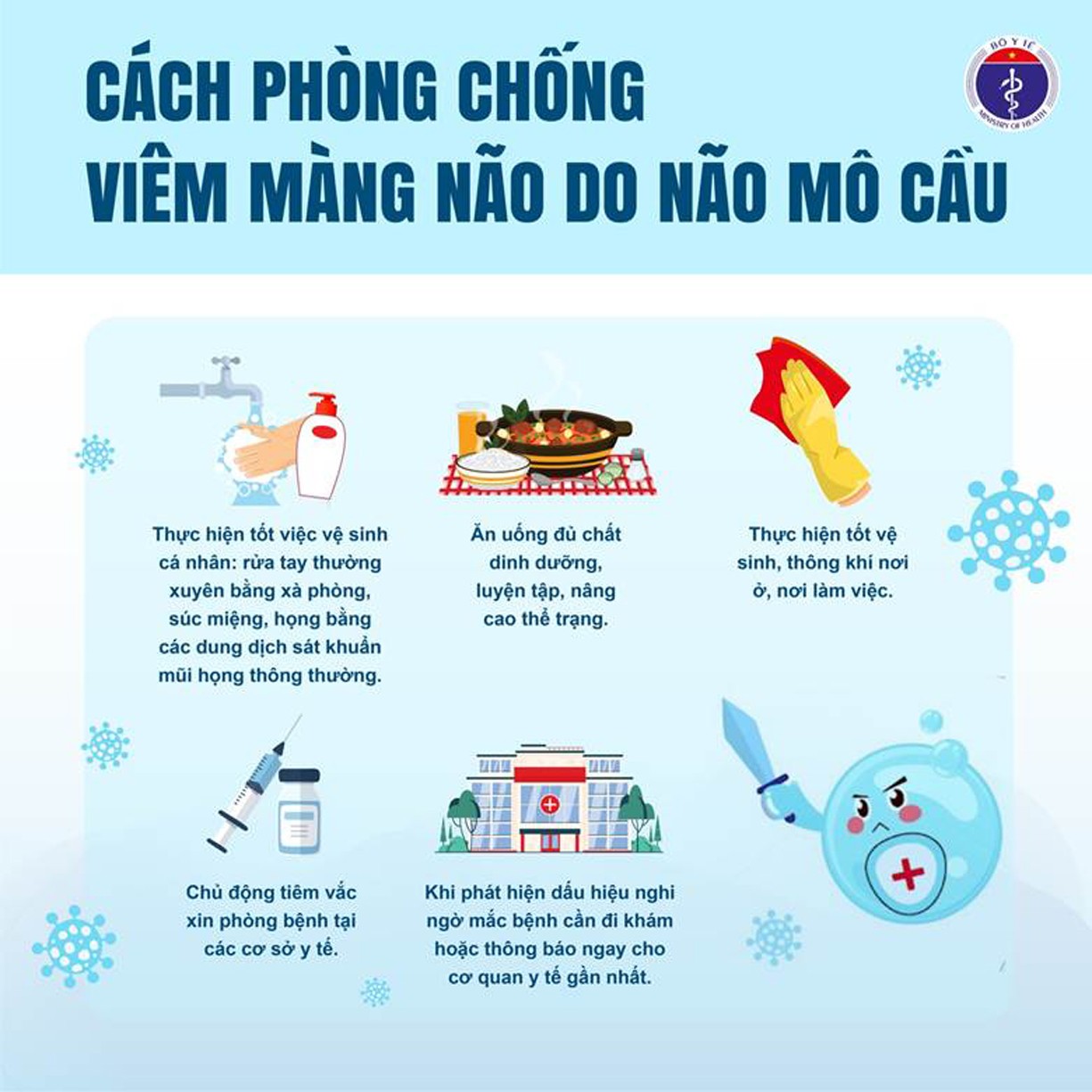 Lâm Đồng đẩy mạnh các biện pháp giám sát và phòng, chống bệnh não mô cầu Lâm Đồng đẩy mạnh các biện pháp giám sát và phòng, chống bệnh não mô cầu
