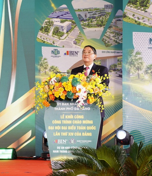 Đà Nẵng khởi công Dự án Phân khu B – Khu công nghiệp Nam Thăng Bình tổng vốn đầu tư hơn 3.373 tỷ đồng