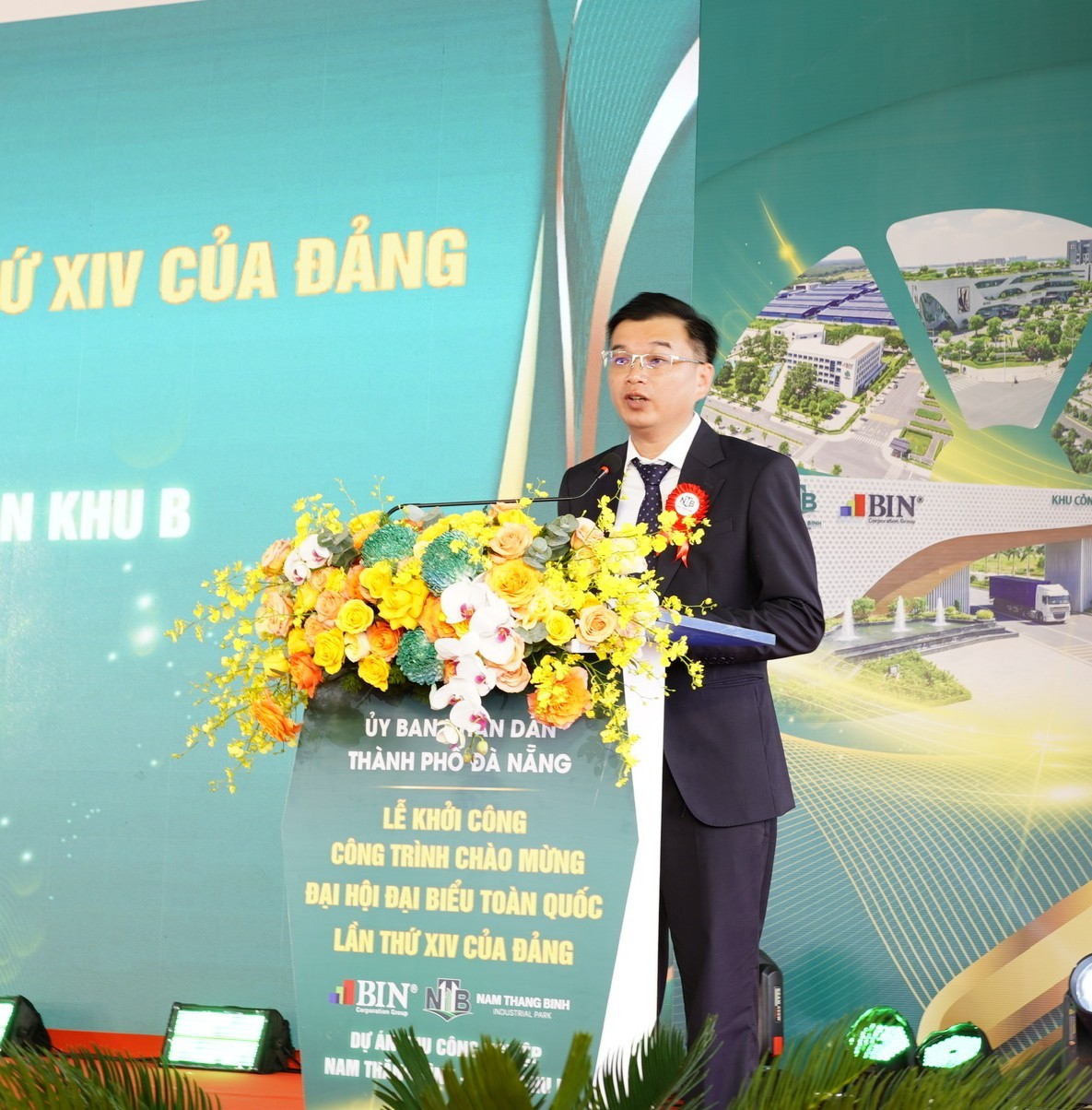 Đà Nẵng khởi công Dự án Phân khu B – Khu công nghiệp Nam Thăng Bình tổng vốn đầu tư hơn 3.373 tỷ đồng