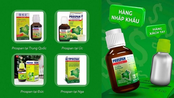 Vì sao thuốc ho Prospan lại có nhiều loại bao bì?