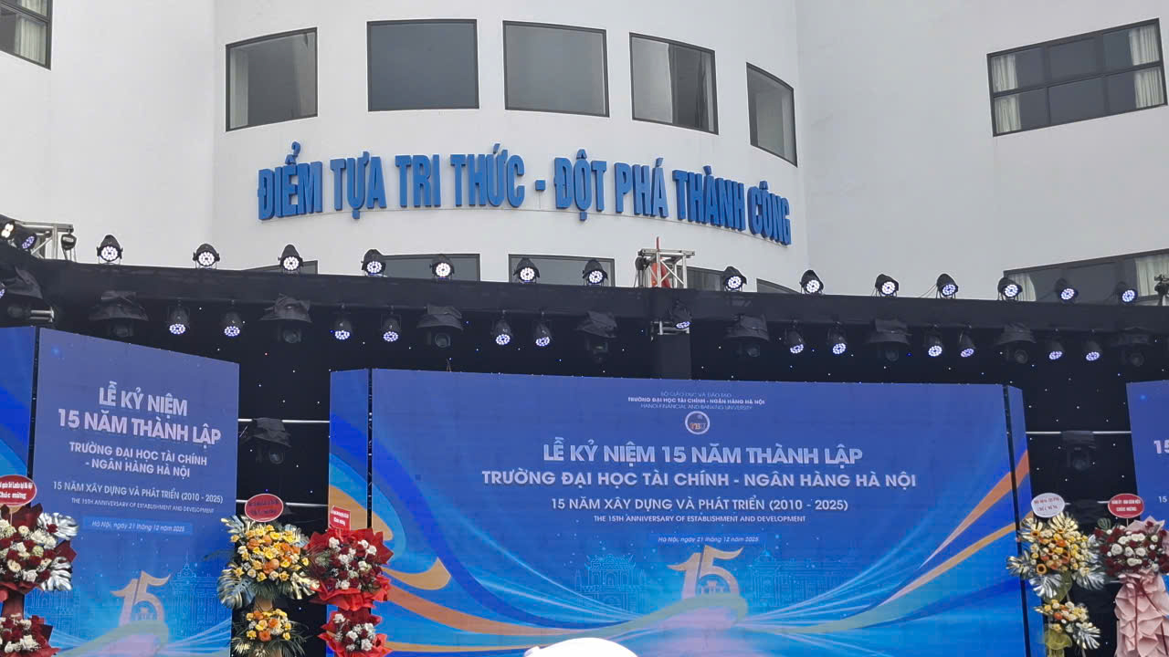 Trường Đại học Tài chính – Ngân hàng Hà Nội: Hành trình 15 năm xây dựng và phát triển bền vững