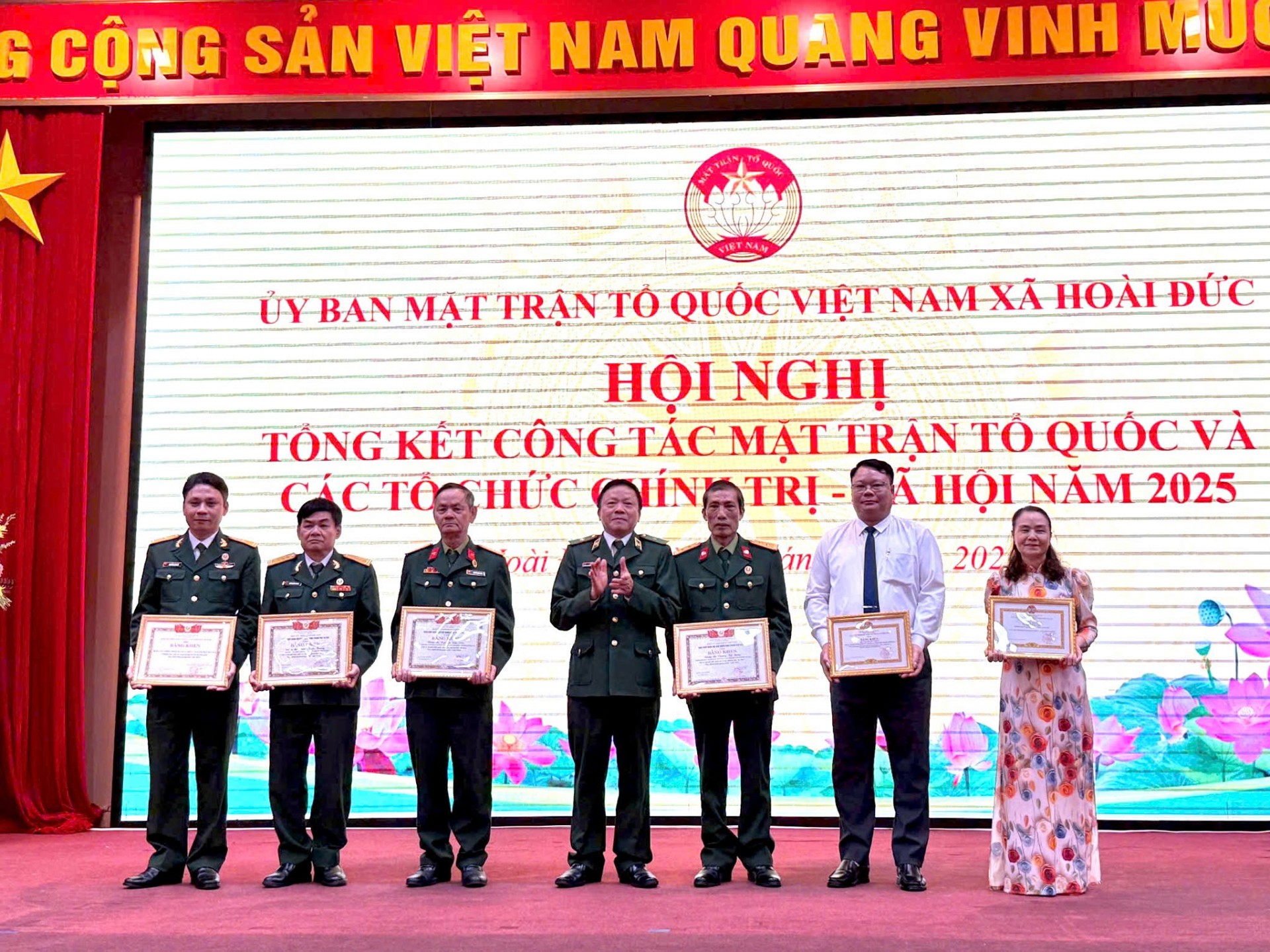 Hà Nội: Xã Hoài Đức tổng kết công tác mặt trận và các tổ chức chính trị – xã hội năm 2025
