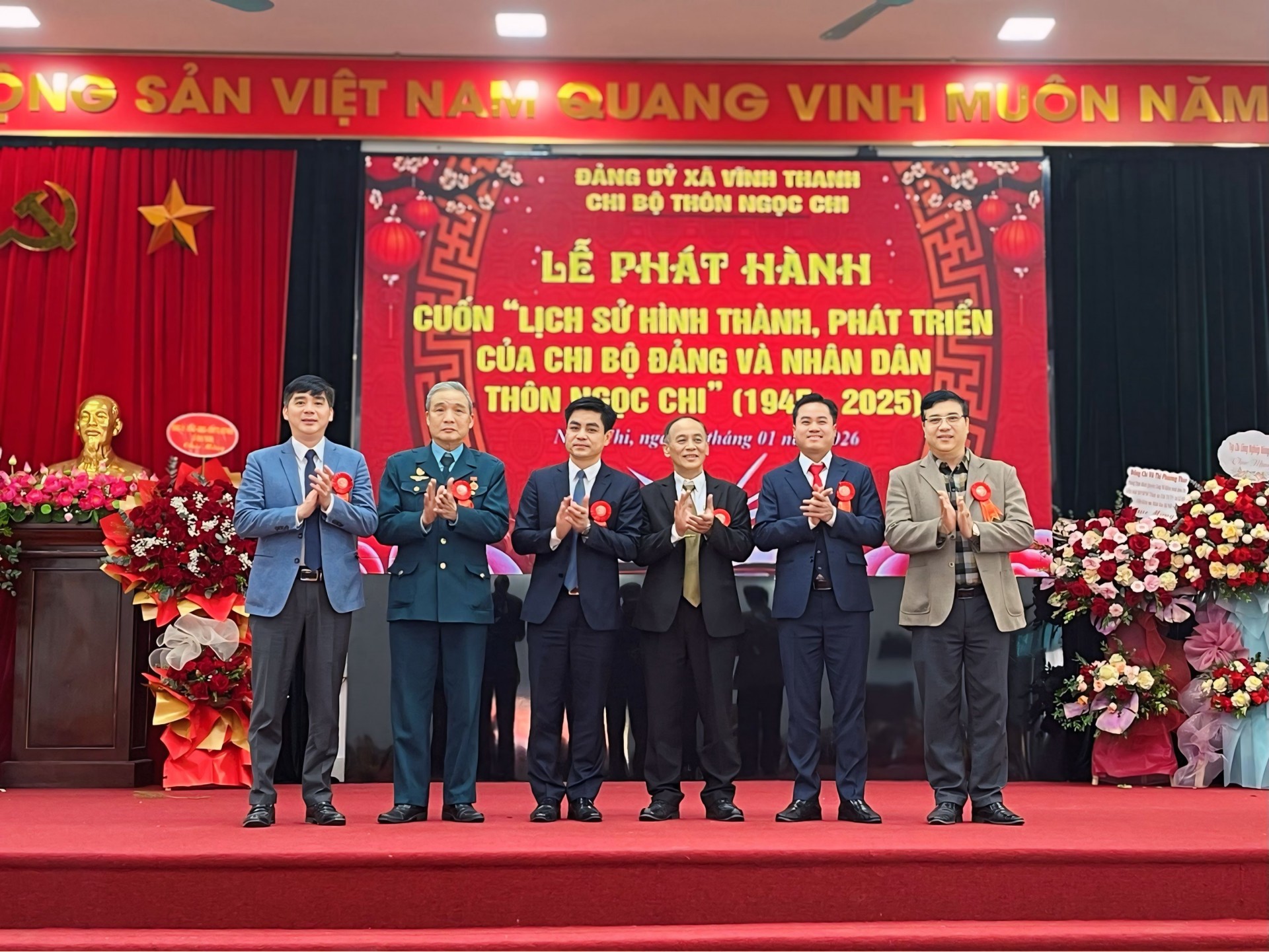 Phát hành cuốn “Lịch sử hình thành, phát triển của Chi bộ Đảng và Nhân dân thôn Ngọc Chi”