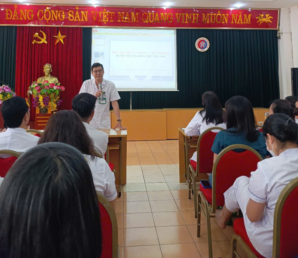 Chuyển đổi số y tế: Bệnh viện Đa khoa Y học cổ truyền Hà Nội từng bước hướng tới mô hình bệnh viện thông minh