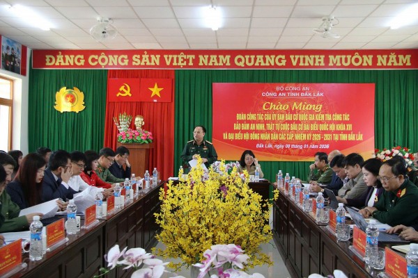 Chủ động nắm chắc tình hình từ sớm, từ xa đảm bảo ANTT phục vụ tốt công tác bầu cử