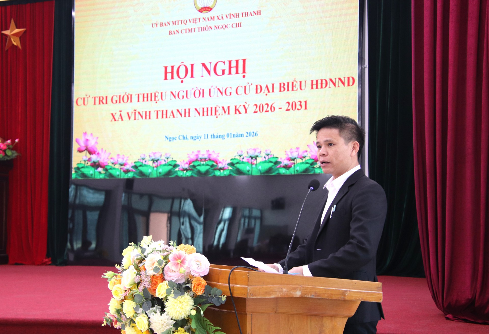 Thôn Ngọc Chi tổ chức hội nghị cử tri giới thiệu người ứng cử đại biểu Hội đồng nhân dân xã nhiệm kỳ 2026 – 2031