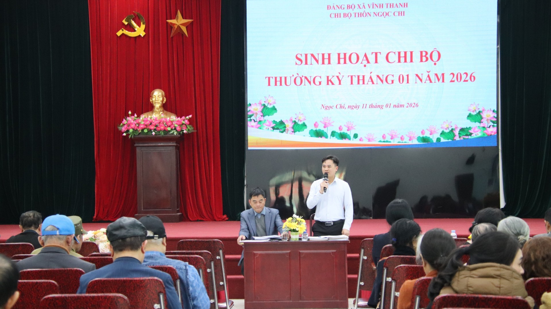Chi bộ thôn Ngọc Chi sinh hoạt tháng 01/2026: nâng cao năng lực lãnh đạo, chủ động triển khai nhiệm vụ ngay từ đầu năm.