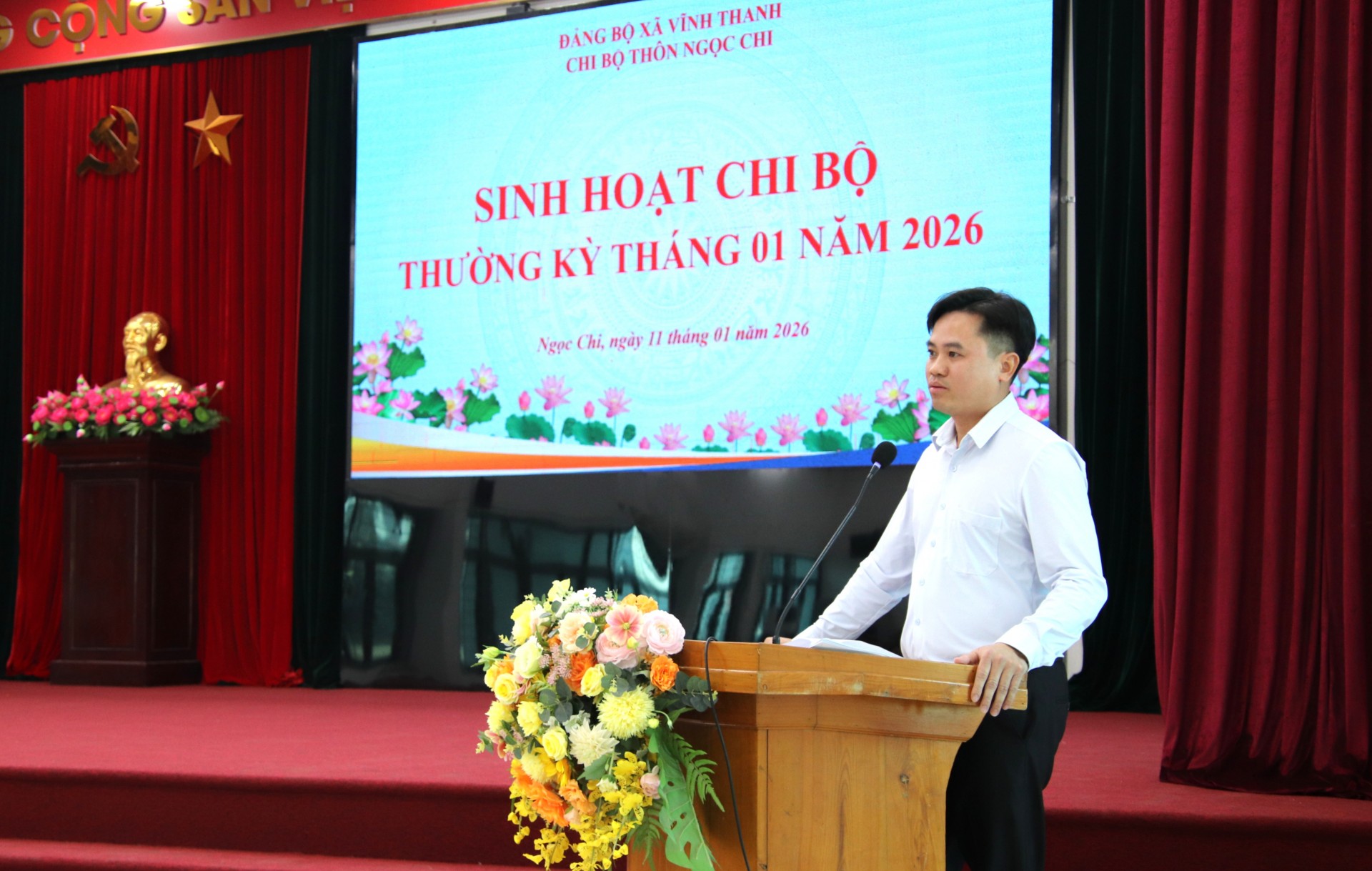 Chi bộ thôn Ngọc Chi sinh hoạt tháng 01/2026: nâng cao năng lực lãnh đạo, chủ động triển khai nhiệm vụ ngay từ đầu năm.