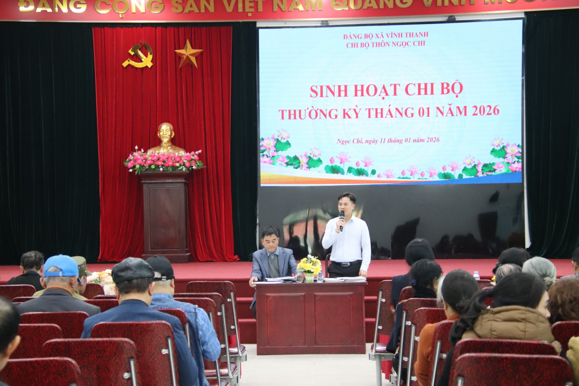 Chi bộ thôn Ngọc Chi sinh hoạt tháng 01/2026: nâng cao năng lực lãnh đạo, chủ động triển khai nhiệm vụ ngay từ đầu năm.