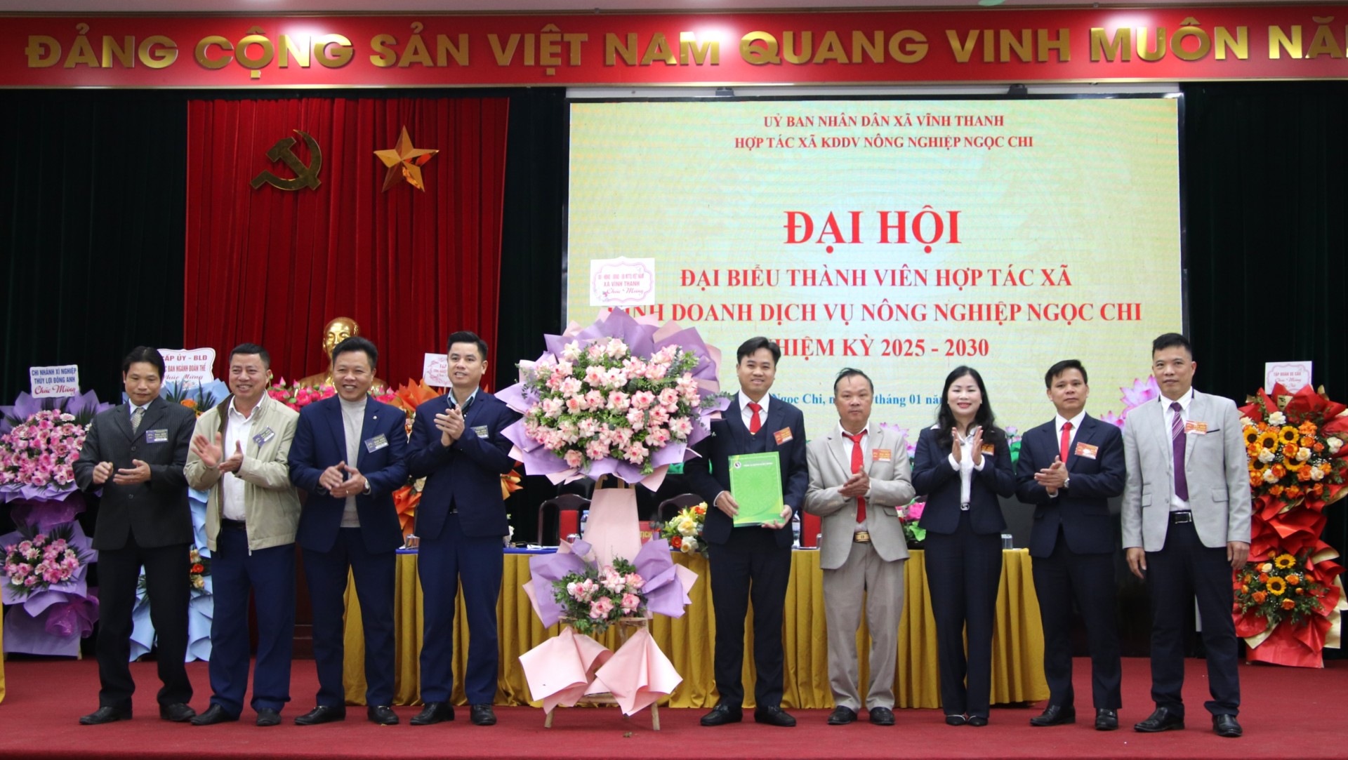 Đại hội HTX KD DVNN Ngọc Chi nhiệm kỳ 2025–2030: Khẳng định vai trò kinh tế hợp tác