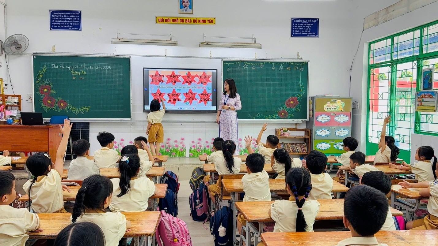 Trường tiểu học Lê Văn Tám giữ vững chất lượng giáo dục toàn diện