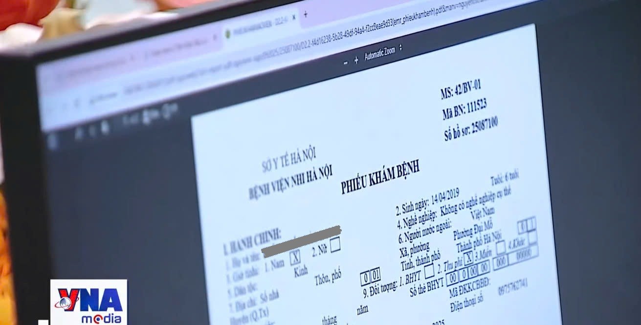 Từ bệnh án điện tử đến AI hỗ trợ điều trị: Hành trình chuyển đổi số tại Bệnh viện Nhi Hà Nội