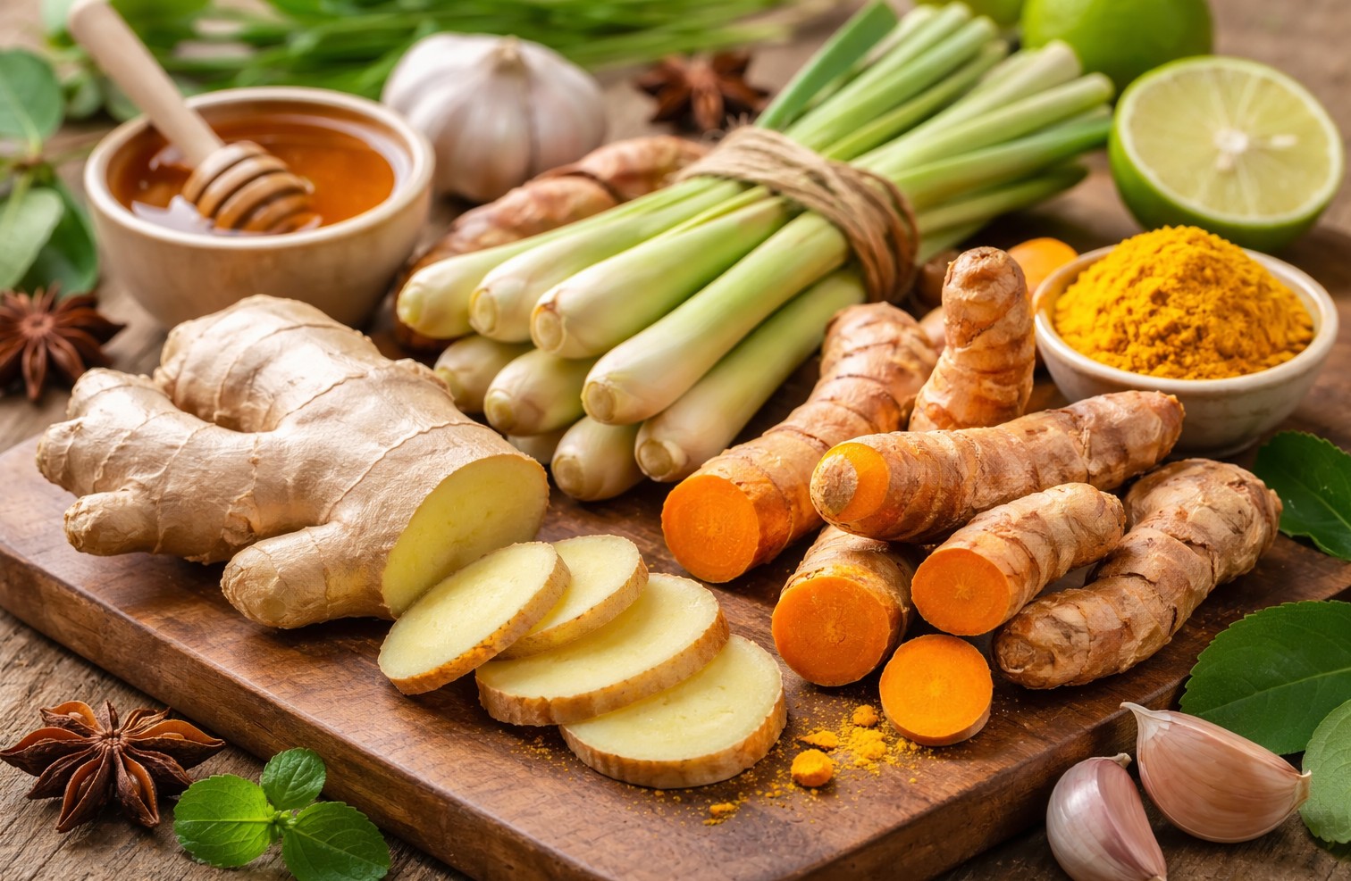 Gừng - nghệ - sả: "Bộ ba thảo mộc" phòng bệnh khi thời tiết giao mùa