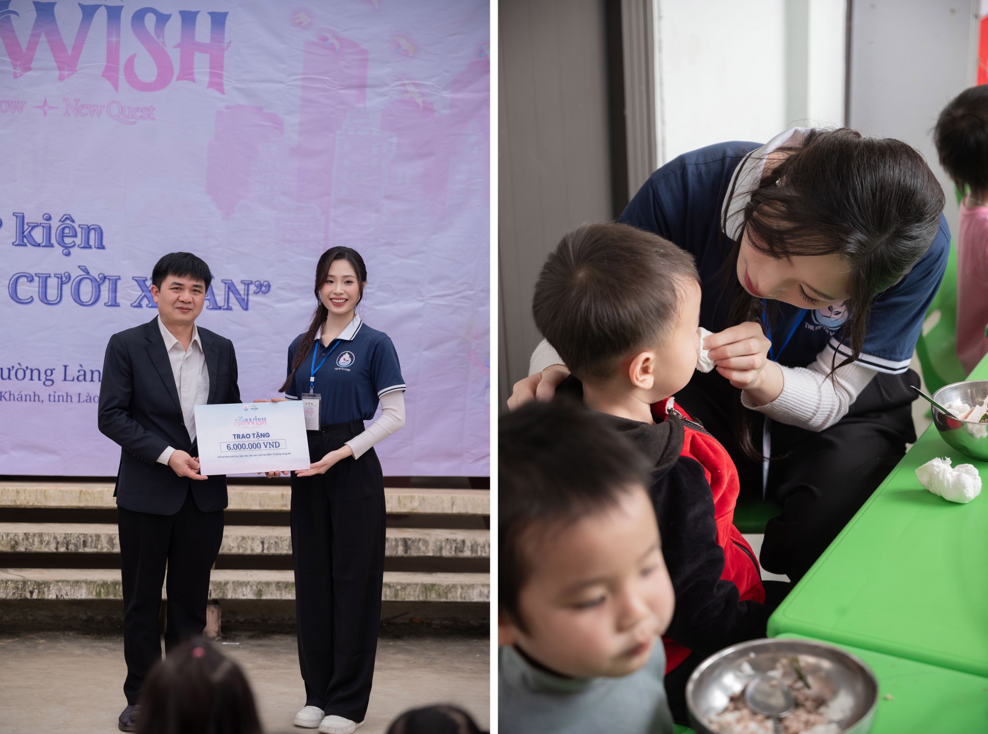 Cùng THE FIFTH WISH “Thắp Nụ Cười Xuân” lan tỏa yêu thương thắp sáng niềm tin và hy vọng tới các em nhỏ điểm Trường Làng Nủ