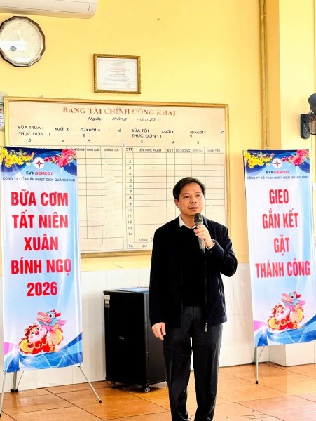 Nhiệt điện Quảng Ninh: Ấm áp bữa cơm tất niên trước thềm năm mới Bính Ngọ 2026